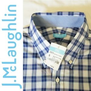 JMcLaughlin button up long sleeves shirt checkered